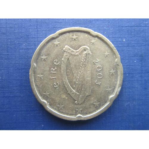 Монета 20 евроцентов Ирландия 2003