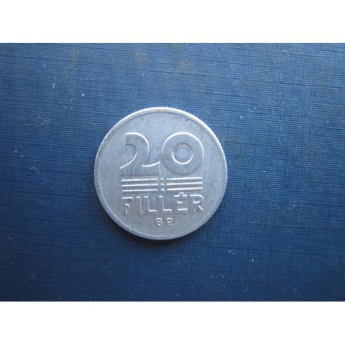 Монета 20 філерів Угорщина 1973