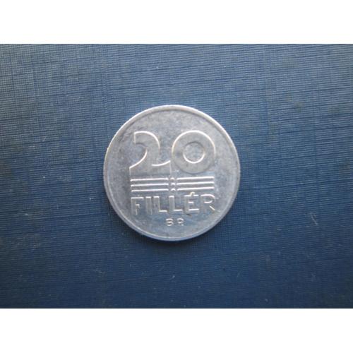 Монета 20 філлерів Угорщина 1968