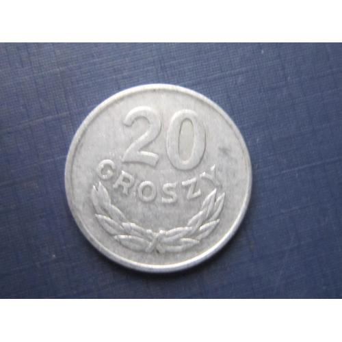 Монета 20 грошей Польша 1949