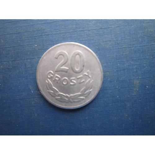 Монета 20 грошей Польща 1949 нікель