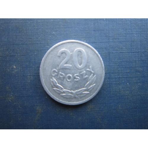 Монета 20 грошей Польща 1978