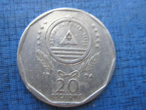 Монета 20 искудо Кабо-Верде 1994 флора