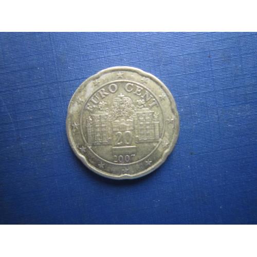Монета 20 євроцентів Австрія 2007