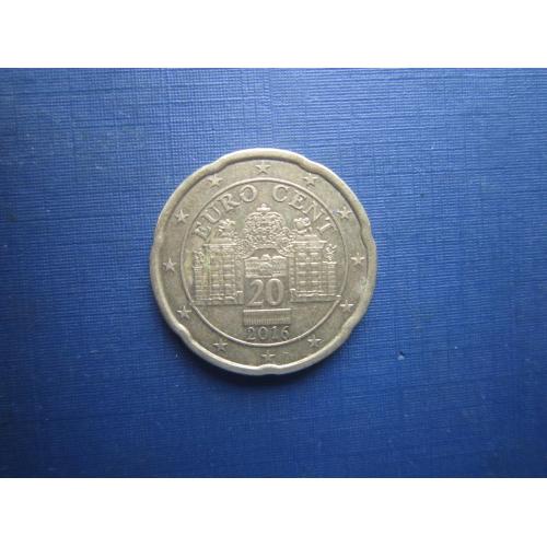 Монета 20 євроцентів Австрія 2016