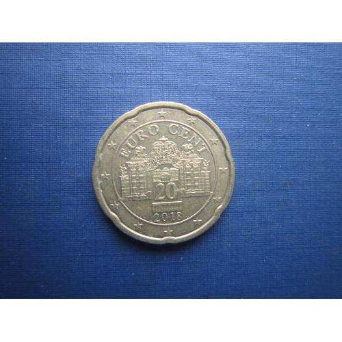 Монета 20 євроцентів Австрія 2018