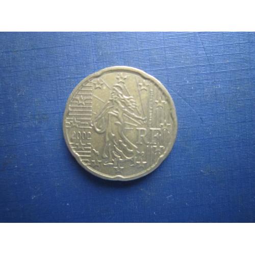 Монета 20 євроцентів Франція 2002