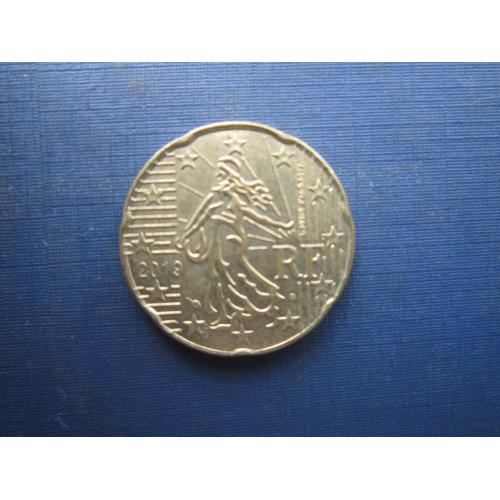 Монета 20 євроцентів Франція 2019