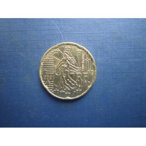 Монета 20 євроцентів Франція 2021