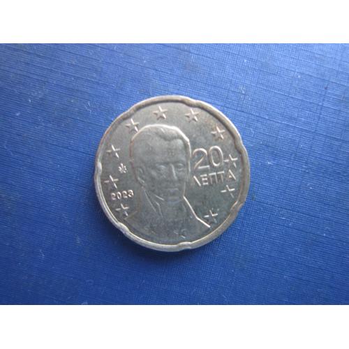 Монета 20 євроцентів Греція 2023