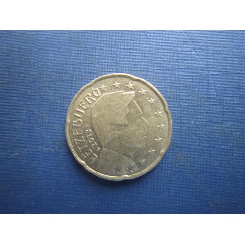 Монета 20 євроцентів Люксембург 2013