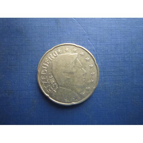 Монета 20 євроцентів Люксембург 2016