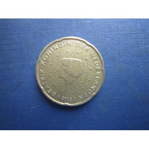 Монета 20 євроцентів Нідерланди 2003