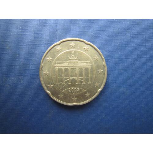 Монета 20 євроцентів Німеччина 2002 J
