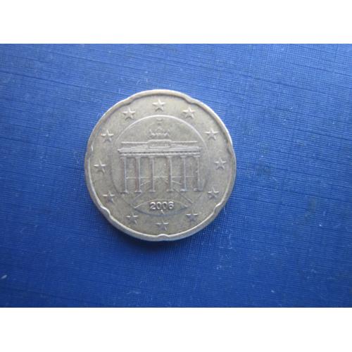 Монета 20 євроцентів Німеччина 2006 А