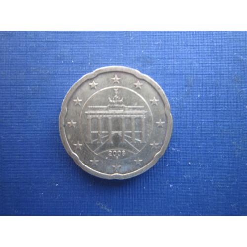 Монета 20 євроцентів Німеччина 2008 F