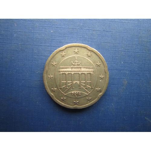 Монета 20 євроцентів Німеччина 2014 А