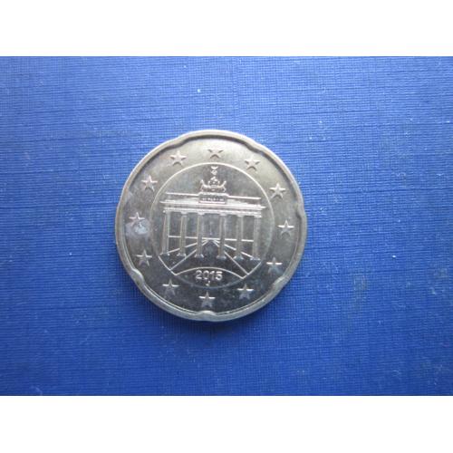Монета 20 євроцентів Німеччина 2015 J