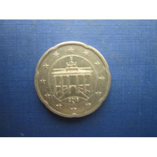 Монета 20 євроцентів Німеччина 2018 D