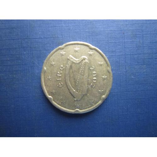 Монета 20 євроцентів Ірландія 2002