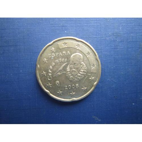 Монета 20 євроцентів Іспанія 2008