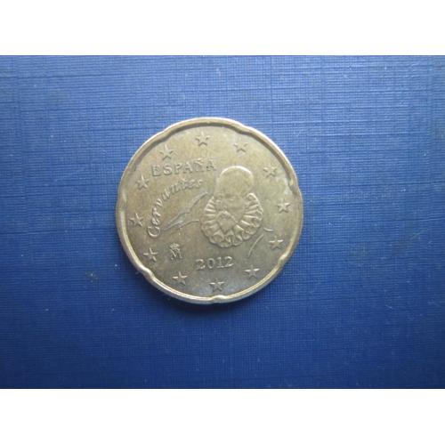 Монета 20 євроцентів Іспанія 2012