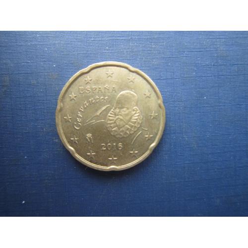 Монета 20 євроцентів Іспанія 2016