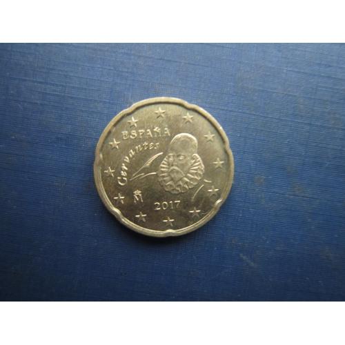 Монета 20 євроцентів Іспанія 2017