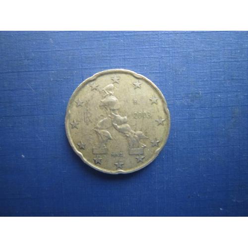 Монета 20 євроцентів Італія 2003