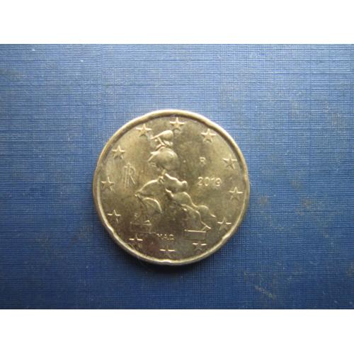 Монета 20 євроцентів Італія 2019