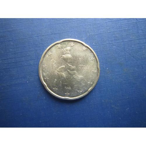 Монета 20 євроцентів Італія 2023