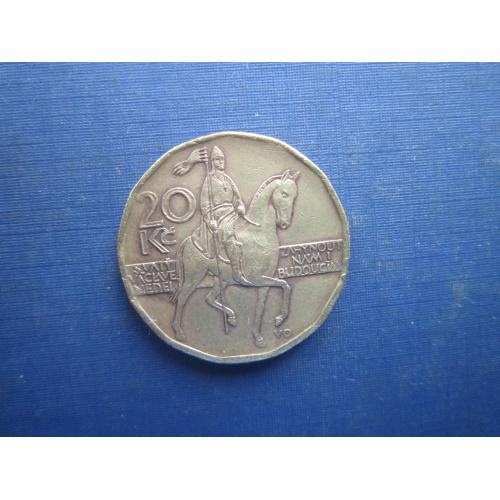 Монета 20 крон Чехія 1998