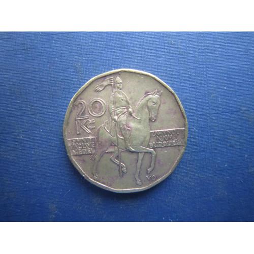 Монета 20 крон Чехія 2004