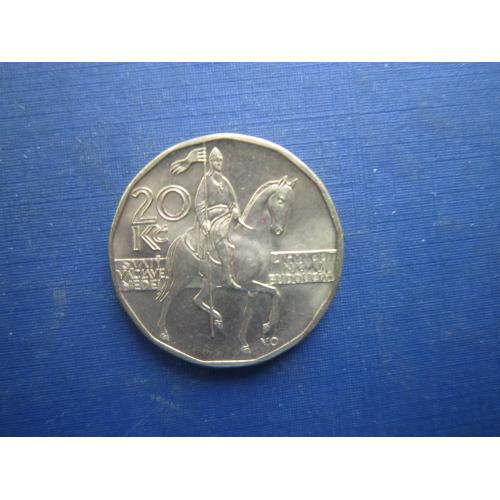 Монета 20 крон Чехія 2020