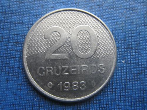 монета 20 крузейро Бразилия 1983