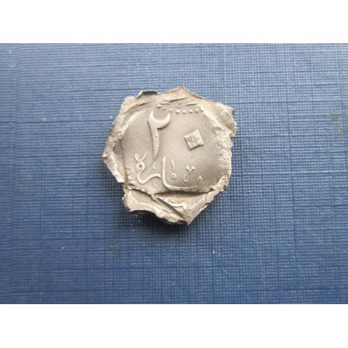 Монета 20 куруш Турция Османская империя 19-й век серебро как есть