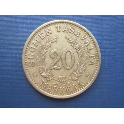 Монета 20 марок Финляндия 1936