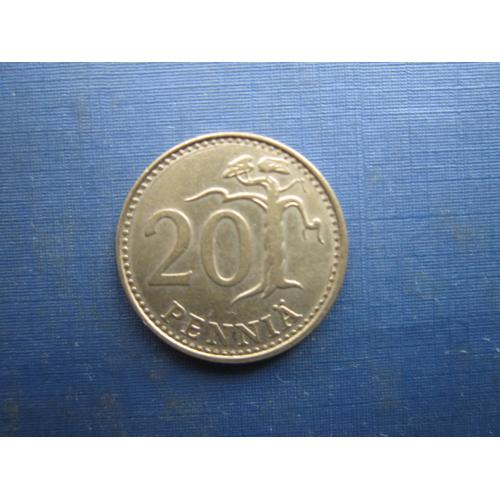 Монета 20 пенні Фінляндія 1982