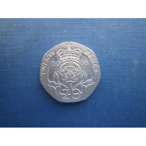 Монета 20 пенсів Великобританія 2006