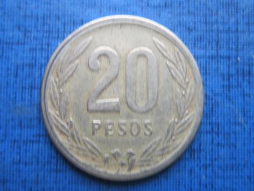 Монета 20 песо Колумбия 1984