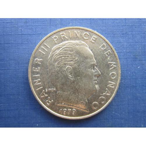 Монета 20 сантимов Монако 1979