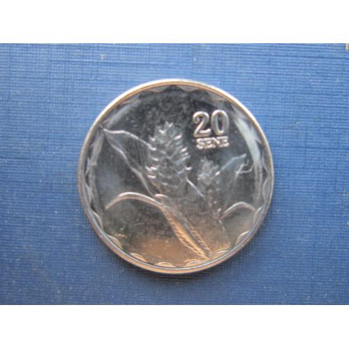 Монета 20 сене Самоа 2011