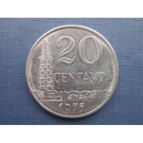 Монета 20 сентаво Бразилия 1975