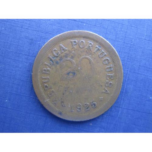 Монета 20 сентаво Португалия 1925