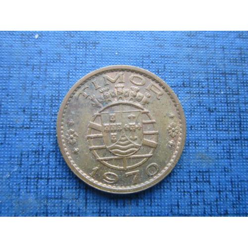 Монета 20 сентаво Тимор Португальский 1970