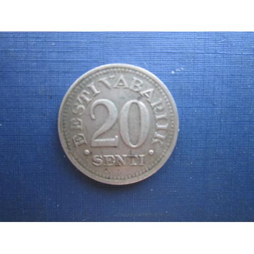 Монета 20 сенти Эстония 1935