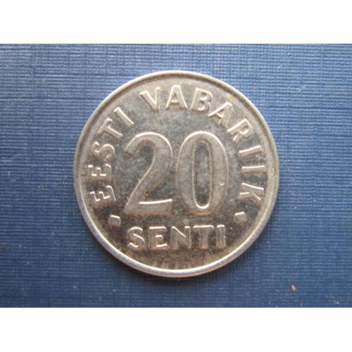 Монета 20 сенти Эстония 2003
