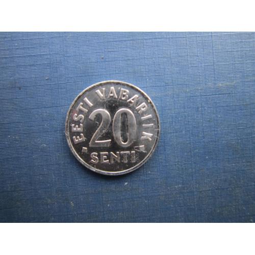 Монета 20 сенті Естонія 2003