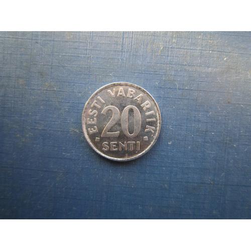 Монета 20 сенті Естонія 2004