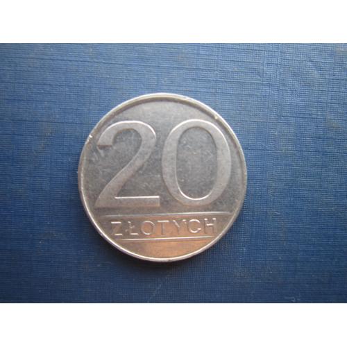 Монета 20 злотых Польша 1985